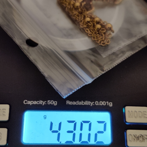 Elegant Garnet Glass Cross Necklace 14K Gold Over Silver 925 - Picture 11 of 13